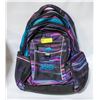 Image 1 : ROOTS MULTI COMPARTMENT BACKPACK PURPLE STRIPES