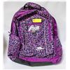 Image 1 : ROOTS MULTI COMPARTMENT BACKPACK PURPLE PATTERN