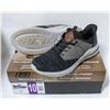 Image 1 : SKECHERS MENS RUNNING SHOES BLACK & GREY SIZE 10