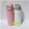 Image 1 : 2 PACK OF OWALA STAINLESS STEEL WATER BOTTLES