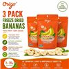 Image 1 : 3 ORIGO FREEZE DRIED BANANAS 30G