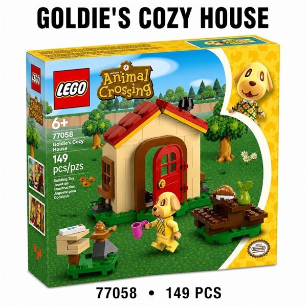 NEW LEGO ANIMAL CROSSING GOLDIE'S COZY HOUSE