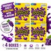 Image 1 : 4 BOXES GUSHERS GRAPE FRUIT SNACKS BB 02/27