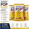 Image 1 : 3 SKINNYPOP BUTTER POPCORN 125G BB 07/26