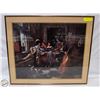 Image 1 : FRAMED "THE FAMILY CONCERT" PRINT- 28" X 24"