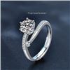 Image 1 : 1 CT GRA CERTIFIED ROUND BRILLIANT MOISSANITE