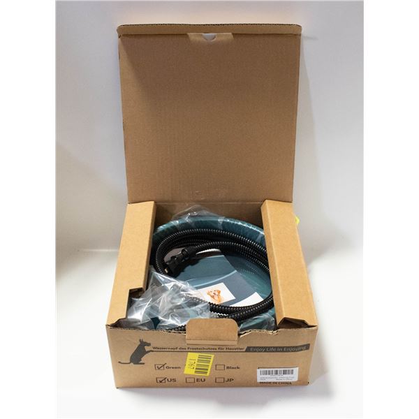 OUTDOOR HEATED PET BOWL. NEW.