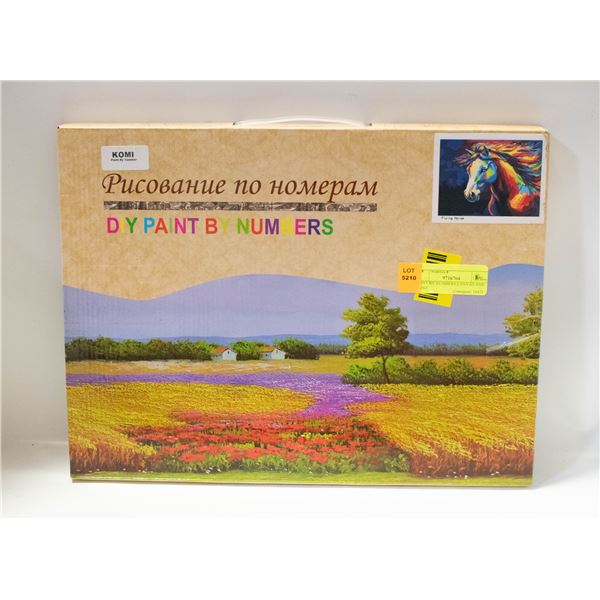 PAINT BY NUMBERS CANVAS AND PAINT
