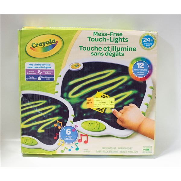CRAYOLA MESS FREE TOUCH-LIGHT 24+ MONTHS