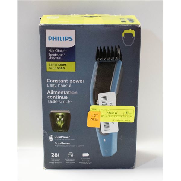 PHILIPS HAIR CLIPPER. SERIES 5000