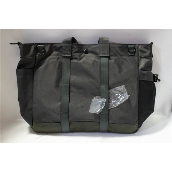 BLACK TRAVEL BAG. NEW WITH TAGS.