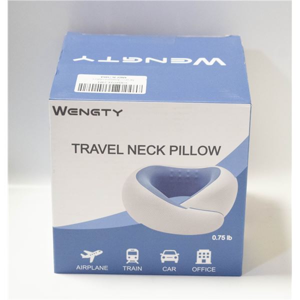 TRAVEL NECK PILLOW. NEW IN BOX.