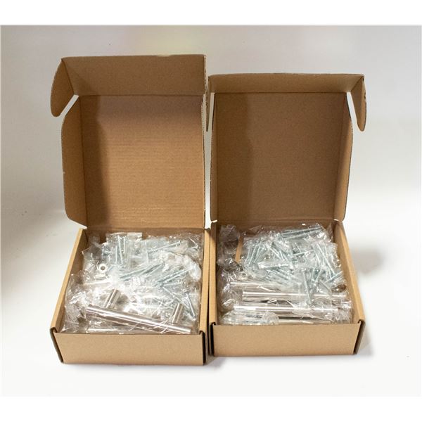 SET OF 2 - PACKS OF 10 BRUSHED NICKEL