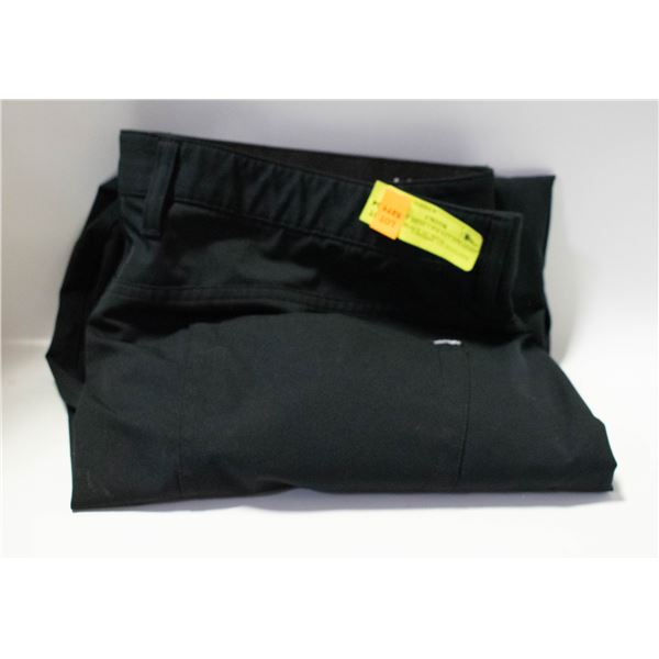 HURLEY MENS 5 POCKET STRAIGHT PANTS BLACK SZ 38X30