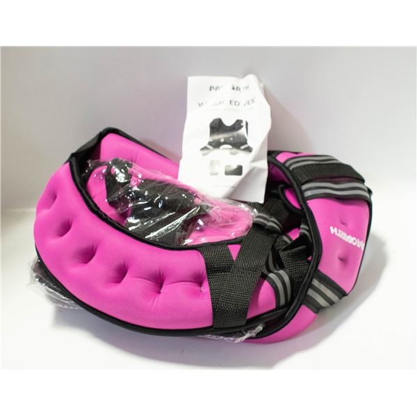 12LB WEIGHTED EXERCISE VEST PINK NEW IN BOX