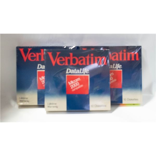 VERBATIM FLOPPY DISCS CASES 8 INCH UNOPENED