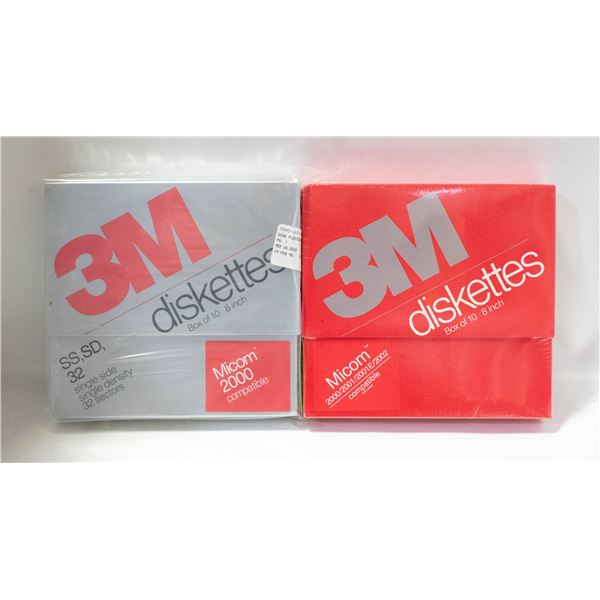 3M DISKETTES 8 INCH UNOPENED CASES 10 PER