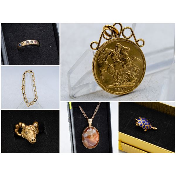 FEATURED ESTATE GOLD, SILVER AND COLLECTIBLES