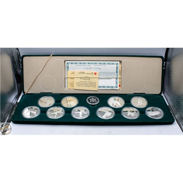 1988 CALGARY OLYMPIC $20 SILVER PROOF COIN SET
