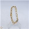Image 1 : VINTAGE BIRKS 14K GOLD SQUARE LINK BRACELET