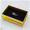 Image 1 : VINTAGE 18K GOLD & AND BLUE ENAMAL TURTLE PIN
