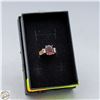 Image 1 : VINTAGE 14K GOLD GARNET RING STAMPED 1978 SZ 5.75
