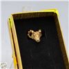 Image 1 : VINTAGE 14K GOLD RAMS HEAD WITH DIAMOND EYES