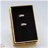 Image 1 : VINTAGE 10K GOLD EARRINGS STAMPED WITH LOGO