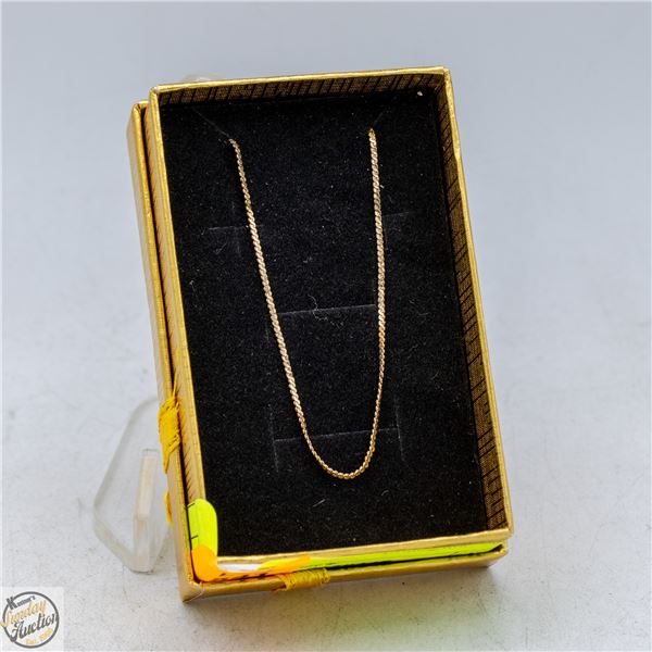 10K GOLD NECKLACE WITH TRIANGLE STAMP WEIGHT