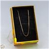Image 1 : 10K GOLD NECKLACE WITH TRIANGLE STAMP WEIGHT