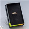Image 1 : VINTAGE 10K GOLD 5 STONE FAMILY BAND RING SZ 4.5