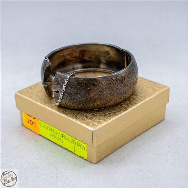 VINTAGE BIRKS STERLING SILVER BANGLE STAMPED