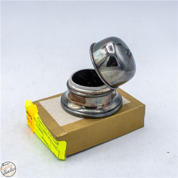 VINTAGE BIRKS SILVER PLATED RING BOX STAMPED
