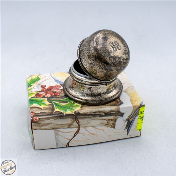 VINTAGE BIRKS STERLING SILVER RING BOX STAMPED