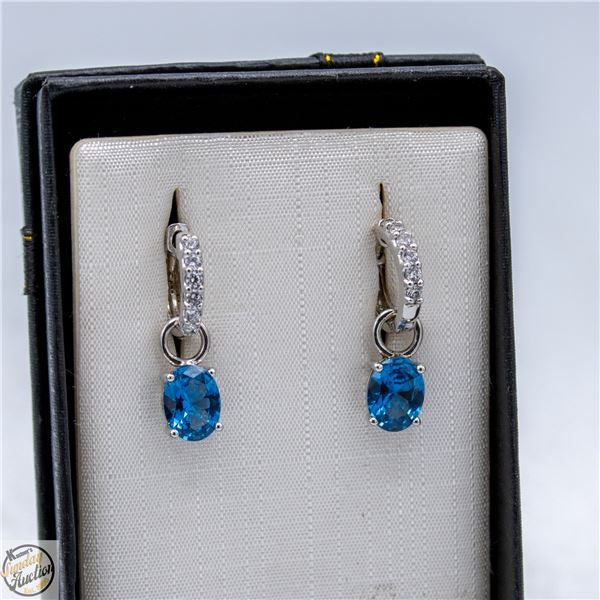 925 SILVER EARRINGS CUBIC ZIRCONIA STONE