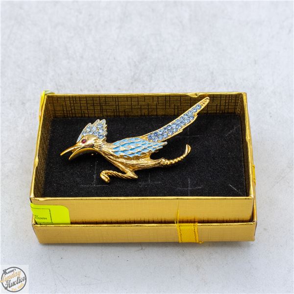 VINTAGE ROAD RUNNER BROOCH