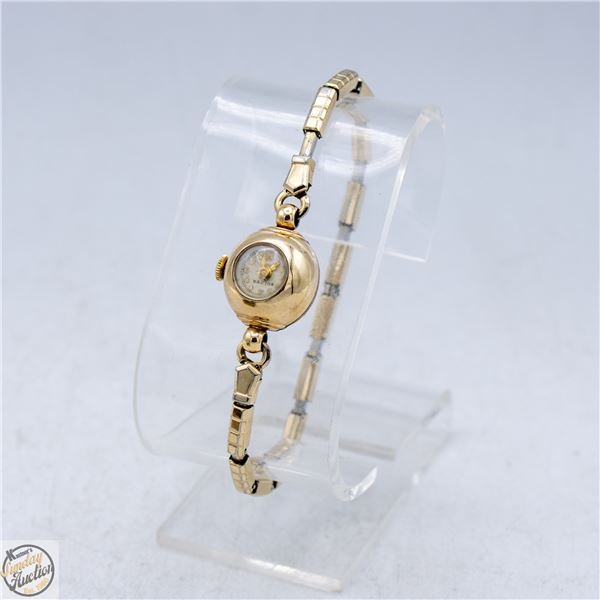 VINTAGE BULOVA GOLD FILLED WOMANS WATCH