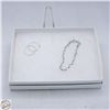 Image 1 : STERLING SILVER BRACELET AND STAMPED