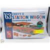 Image 1 : AMT 1963 CHEVY STATION WAGON 1:25 SCALE