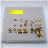 Image 1 : LOT OF 11 HOLIDAY EARRINGS