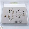 Image 1 : LOT OF 10 JEWELED EARINGS