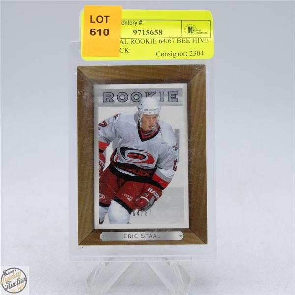 ERIC STAAL ROOKIE 64/67 BEE HIVE UPPERDECK