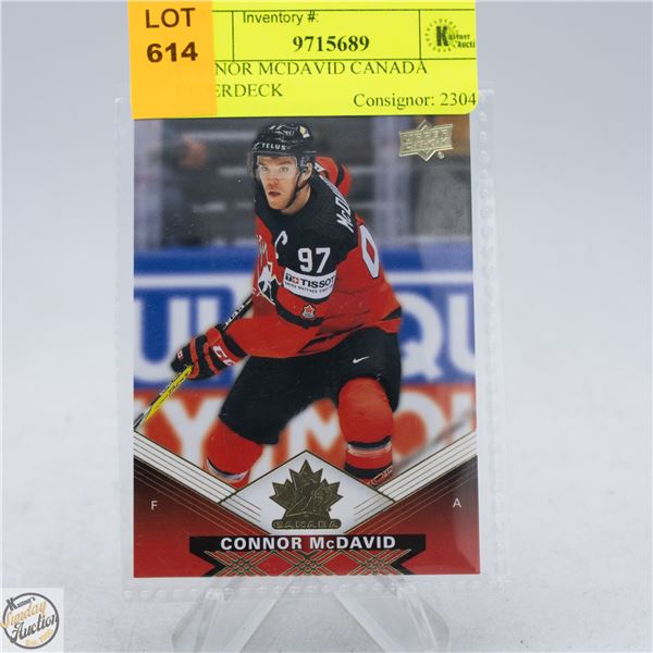 CONNOR MCDAVID CANADA UPPERDECK