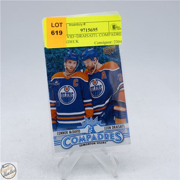MCDAVID+DRAISAITL COMPADRES UPPERDECK