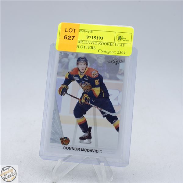CONNOR MCDAVID ROOKIE LEAF 2015 WITH OTTERS