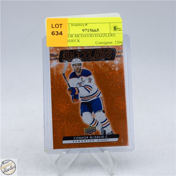 CONNOR MCDAVID DAZZLERS UPPERDECK