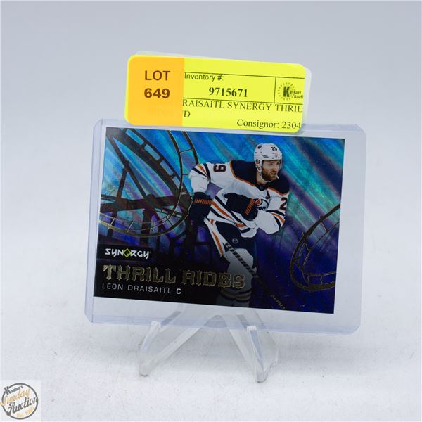 LEON DRAISAITL SYNERGY THRILL RIDES UD