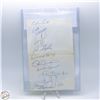Image 2 : 1970 BLACKHAWKS NHL TEAM SIGNED PAPER