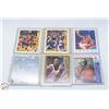 Image 1 : LOT OF 6 MICHEAL JORDAN CARDS IN CASE