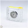 Image 1 : WATERFORD CRYSTAL DESK CLOCK NO CHIPS